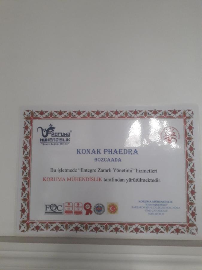 Konak Phaedra Tenedos Buitenkant foto