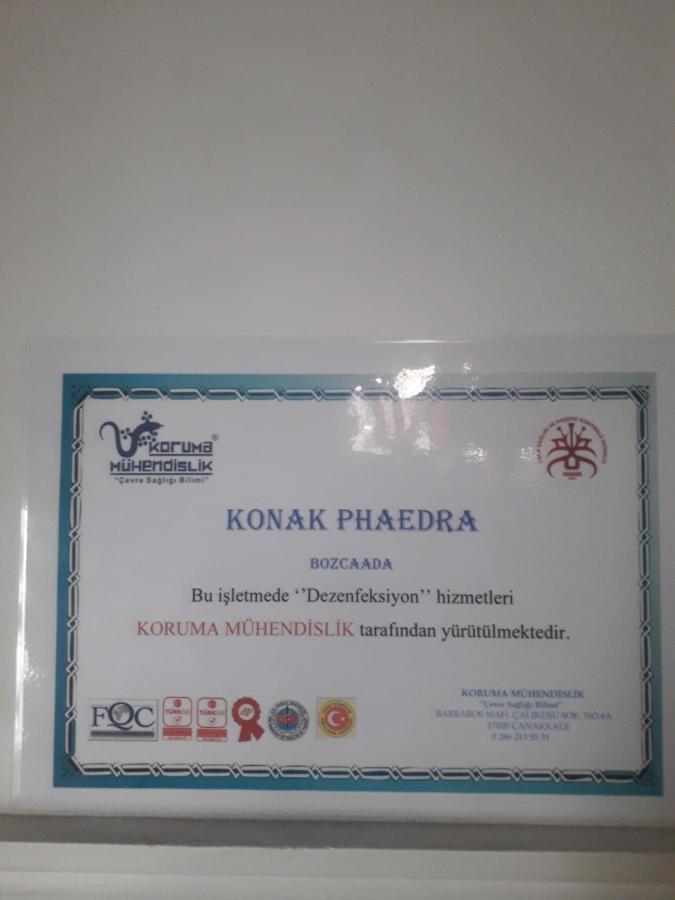 Konak Phaedra Tenedos Buitenkant foto